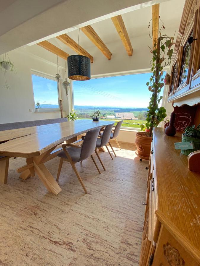 הוילה Leutkirch im Allgäu Ferienhaus Alpenblick Auf'M Vorderberg מראה חיצוני תמונה