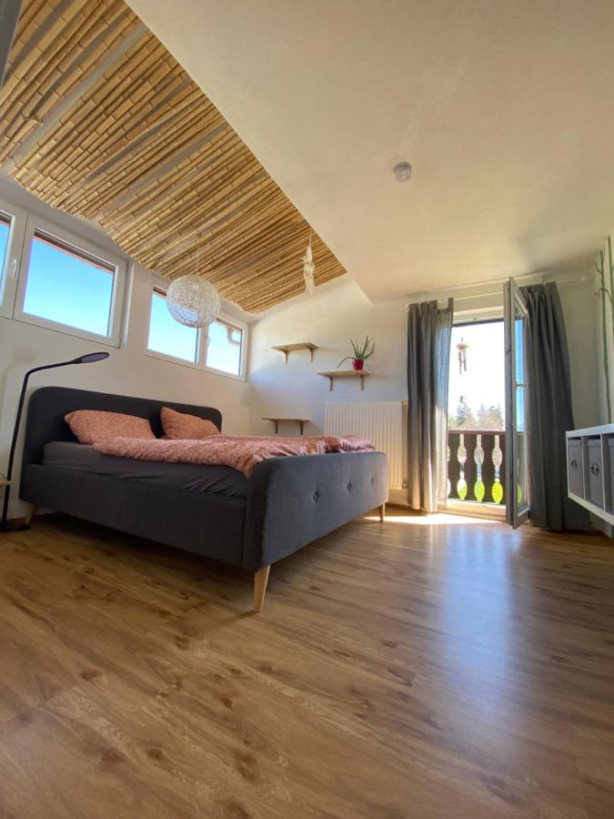 הוילה Leutkirch im Allgäu Ferienhaus Alpenblick Auf'M Vorderberg מראה חיצוני תמונה